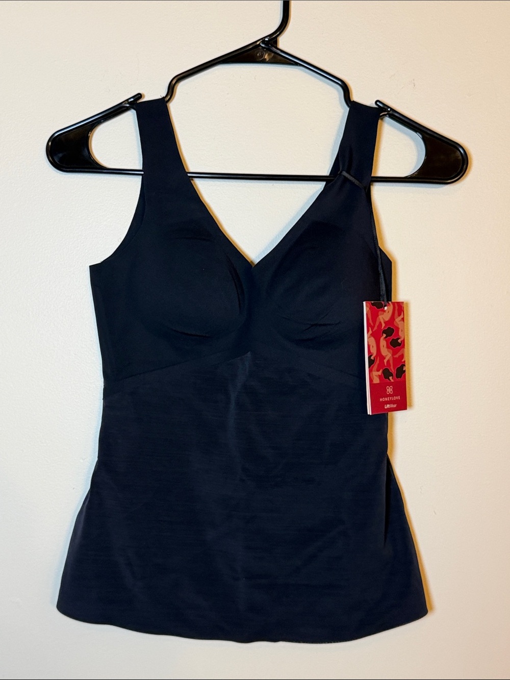 NWT Honeylove Shapewear Camisole Tank Top - Black. Small Liftwear Tank